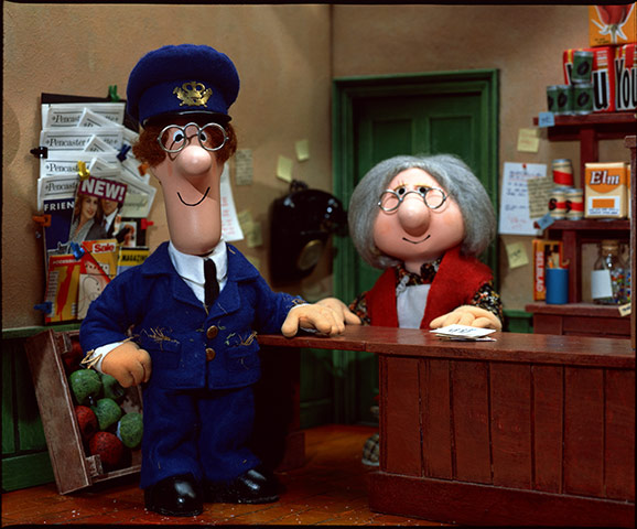 Postman Pat is 30: Pat and shopkeeper 