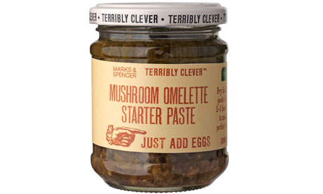 Marks and Spencer mushroom omelette starter paste