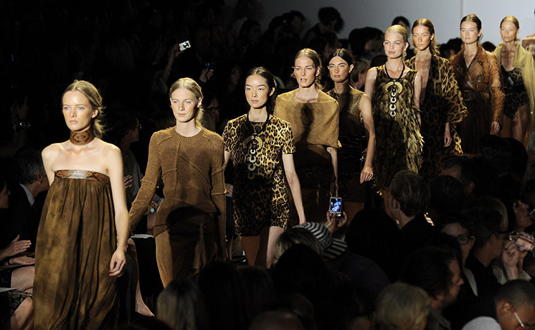 New York Fashion Week: The Michael Kors show at the Theatre at Lincoln Centre