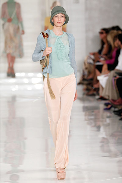 New York Fashion Week: The Ralph Lauren Spring 2012 fashion show at Skylight Studio