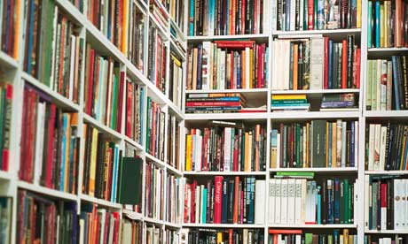 Walls of Books at Book Shop