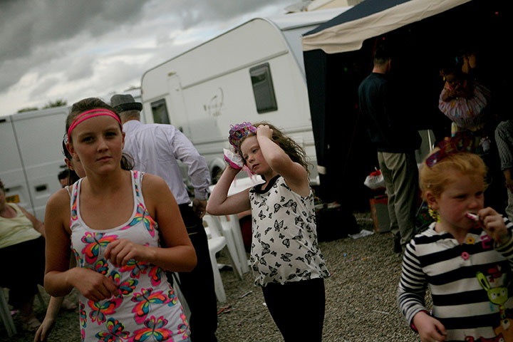 Dale Farm: Celebrating Kaitlin McCarthy's first birthday, September 2011