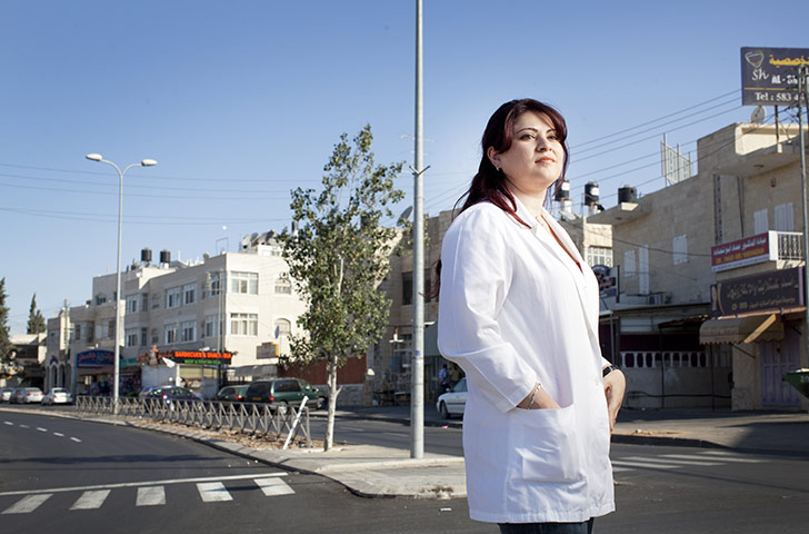 Levene West Bank: Muna Mushahwar, 33, lives in Beit Hanina, East Jerusalem