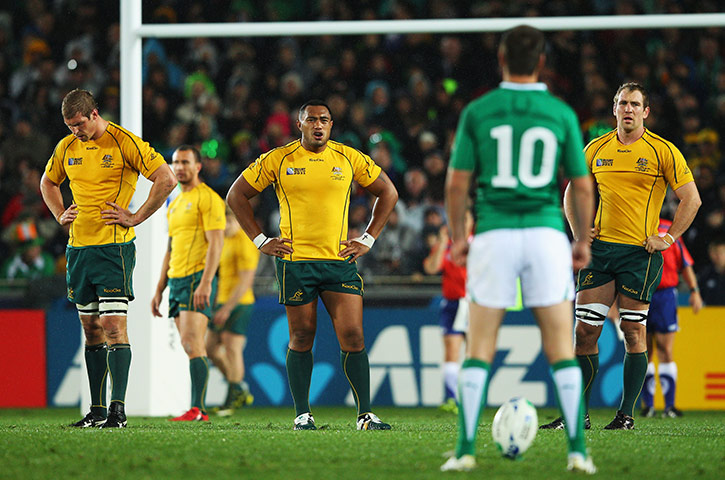 Australia v Ireland: Jonathan Sexton of Ireland prepares to kick a penalty