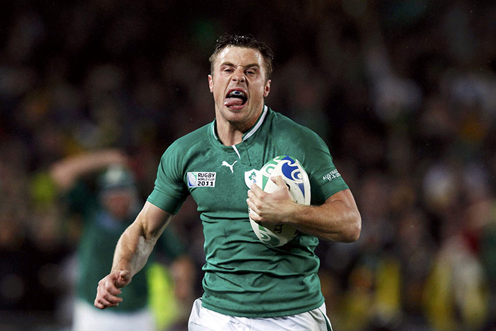 Australia v Ireland: Ireland's Tommy Bowe runs almost the length of the field 