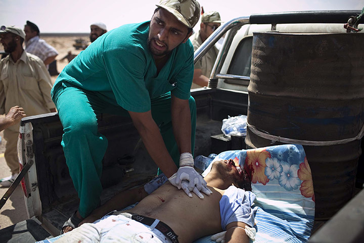 Libya: Rebels push towards Gaddafi strongholds Sirte and Bani Walid