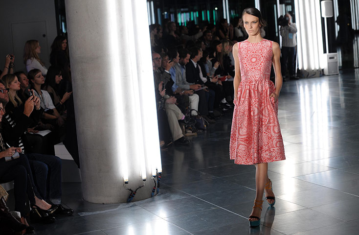 London Fashion week : Jonathan Saunders: Runway - LFW Spring/Summer 2012