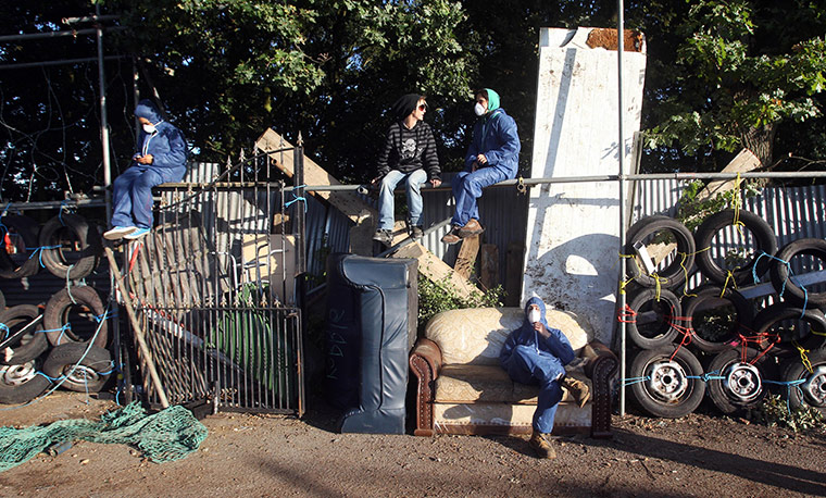 Dale Farm: protesters