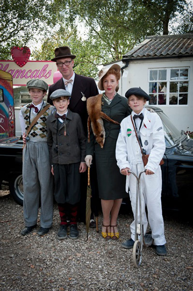 Goodwood Revival: A family having a jolly day out at the races