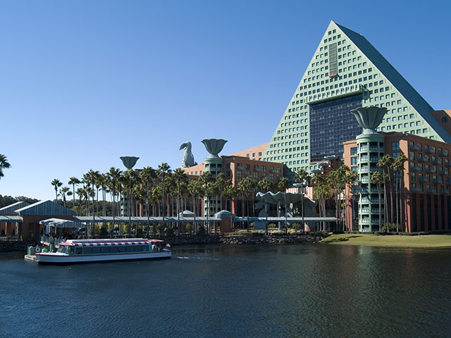 Architecture: The Swan and Dolphin Resort, Walt Disney World, Orlando, Florida