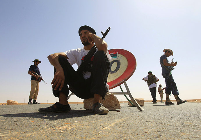 24 hours in pictures: a checkpoint in Bani Walid