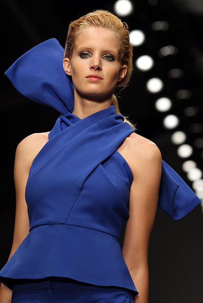 London fashion week: Osman fashion Spring/Summer 2012
