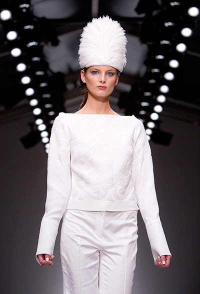 London fashion week: Osman fashion Spring/Summer 2012