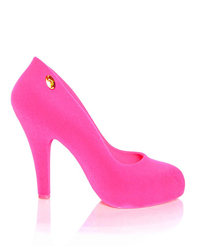 Ethical Fashion: Melissa Skyscraper Pink Vegan Heels