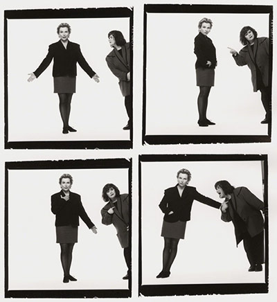 Comedians: Jennifer Saunders and Dawn French 1989