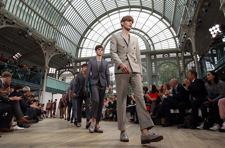 London fashion week: The Topman Design 2012 Spring/Summer collection during London Fashion Week