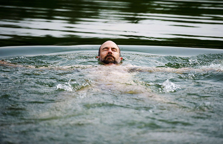 FTA: Mark Blinch: Bruce Grant swims 