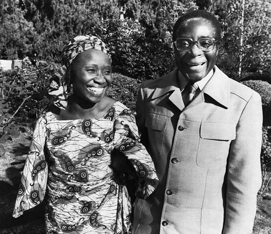 Robert Mugabe: March 1980: Robert Mugabe and his wife