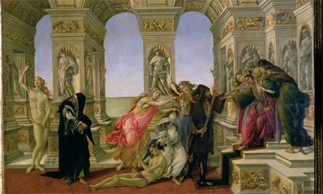 Calumny of Apelles by Sandro Botticelli