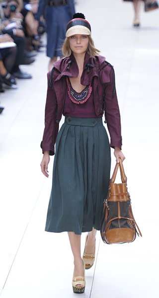 London fashion week: Burberry Prorsum.