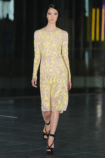 Paisley gallery: Jonathan Saunders: London Fashion Week S/S 2012 - Runway