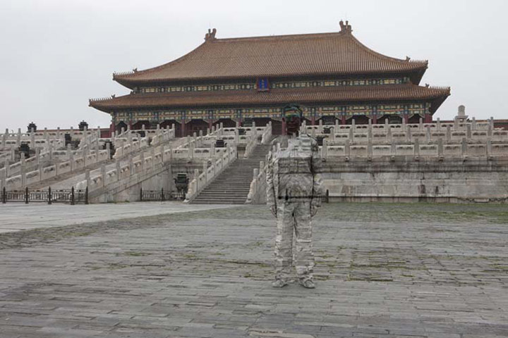 Forbidden City by Liu Bolin