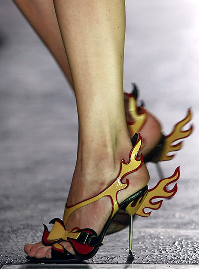 24 hours in pictures: Milan, Italy: The Prada Spring/Summer 2012 women's collection