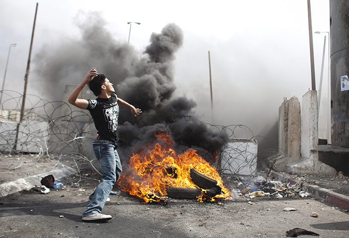 West Bank clashes: Protest in West Bank