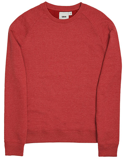 Key trends: red: Sweatshirt