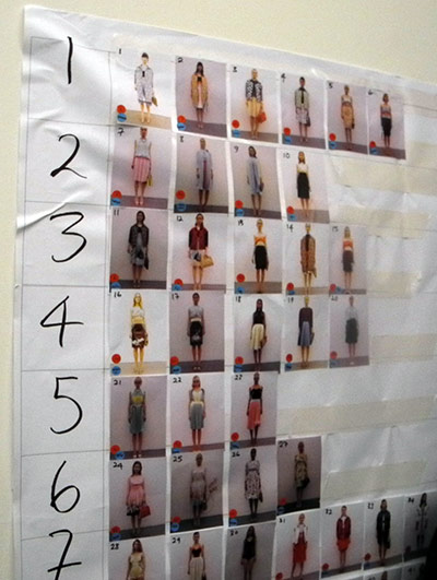 Prada: The running order takes shape