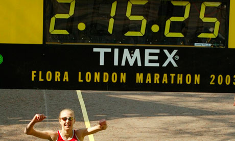 Paula Radcliffe london marathon