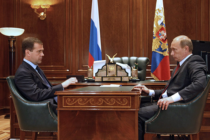 Medvedev and Putin: Medvedev and Putin discuss situation in South Ossetia