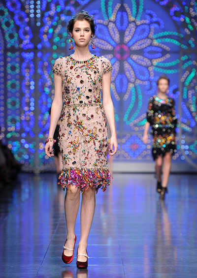 Milan Fashion week: Dolce & Gabbana Spring/Summer 2012 fashion show 