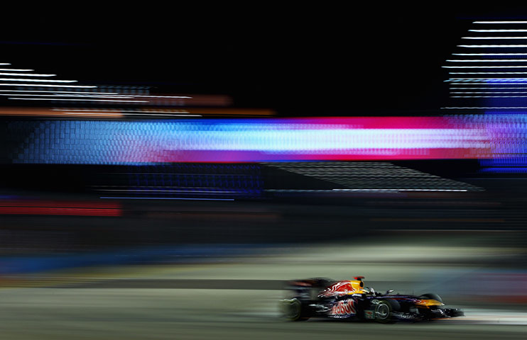 Singapore Grand Prix: Sebastian Vettel during the Singapore Grand Prix