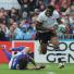 Fiji v Samoa: Fiji's Naipolioni Nalaga escapes past Samoa's center Seilala Mapusua