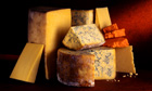 A selection of interesting cheeses