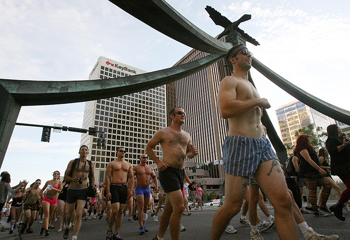 Undie run in Utah: Undie run in Utah