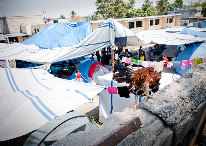 Haiti: beyond the rubble: exhibition by Richard Hanson in Sheffield, England, for Tearfund