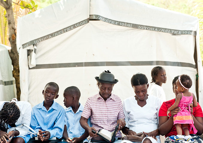 Haiti: beyond the rubble: exhibition by Richard Hanson in Sheffield, England, for Tearfund