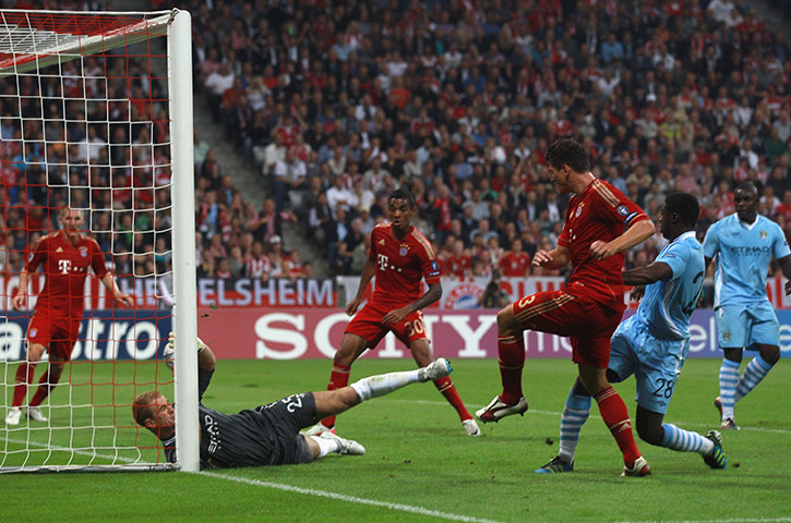 Champions League Tuesday: Mario Gomes scores his and Bayern's second against Manchester City 