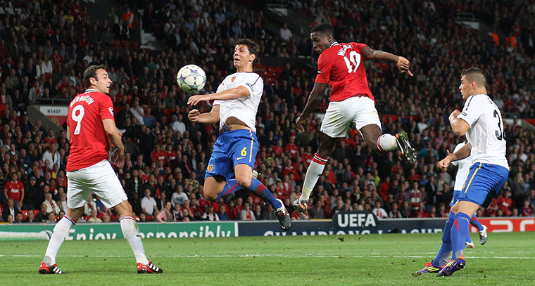 Champions League Tuesday: Manchester United's Danny Welbeck heads wide against Basel