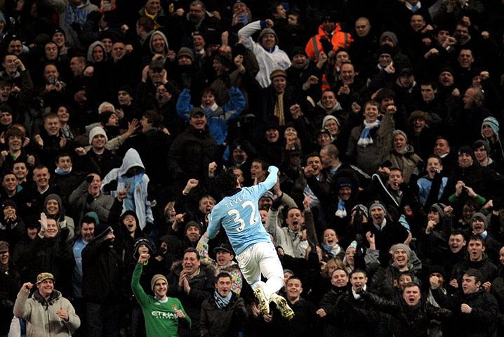 footy: Manchester City's Argentinian forward Ca