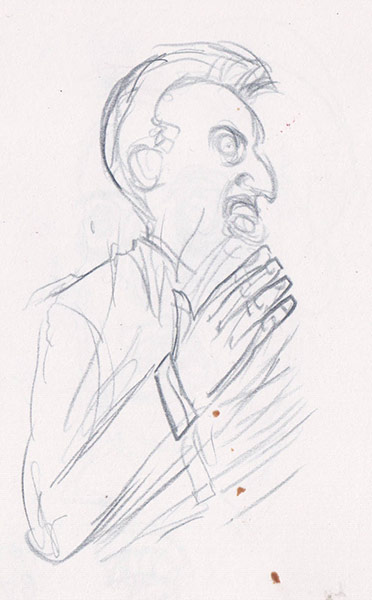 Steve Bell at Labour: Ed Milliband gives his speech