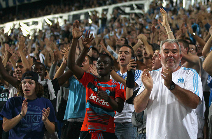 Champions League Wed: Marseille fans