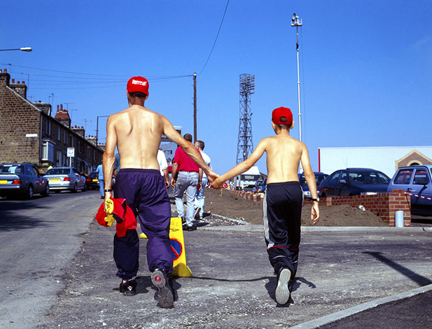 Homes of Football: Barnsey fans on the way to the game