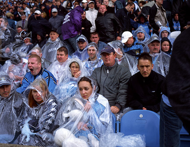 Homes of Football: Manchester City fans brave the weather
