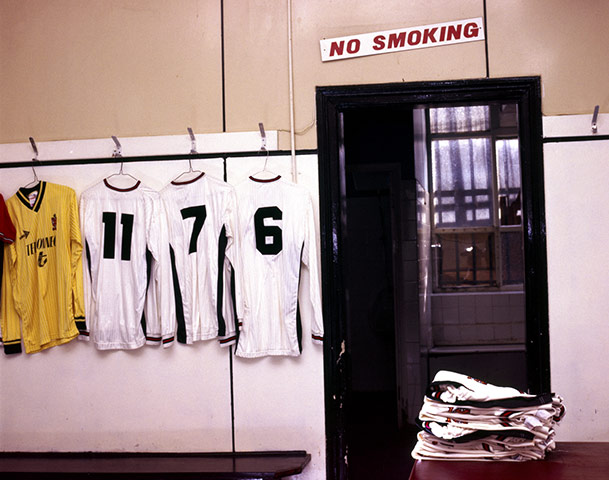 Homes of Football: The changing room at Fulham