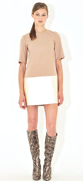 Line-up: sixties: Camel dress