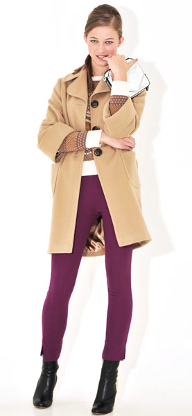 Line-up: sixties: Camel coat