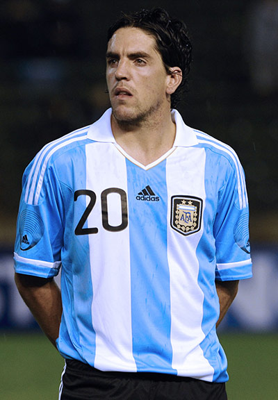 Players in Fifa 12: Argentina's forward Gabriel Hauche 